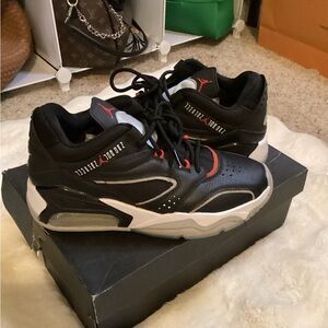 Nike Jordan Pointe Lane Black and Red Sneakers 8.5